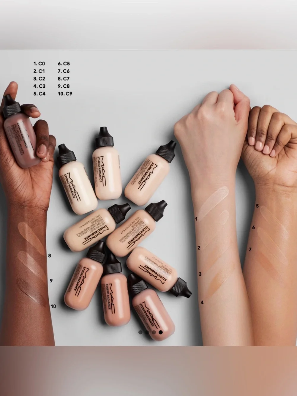 C9 MAC Studio Radiance Face & Body Radiant Sheer Foundation Brand New in Box
